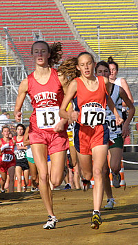 Class C Action at the '99 State Meet
