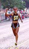 Karen Harvey at '99 Crim 10 Miler